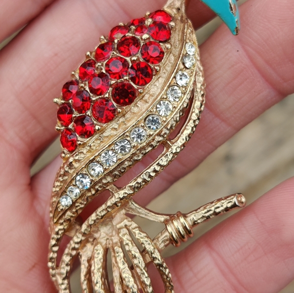 Vintage Florenza bird brooch - Picture 3 of 6